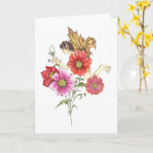 10月の妖精の誕生日 カード (黄色い花)