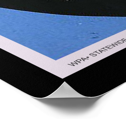 10月の快晴 ポスター (角)