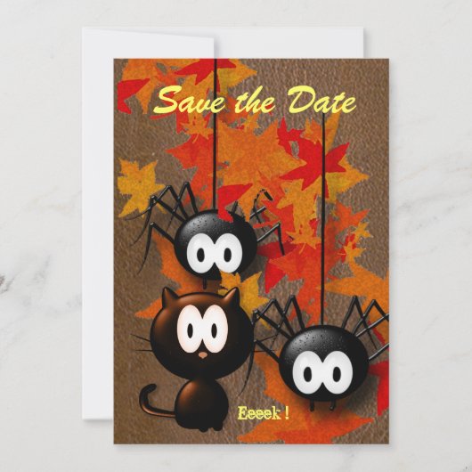 10月の招待状 セーブザデート (正面)