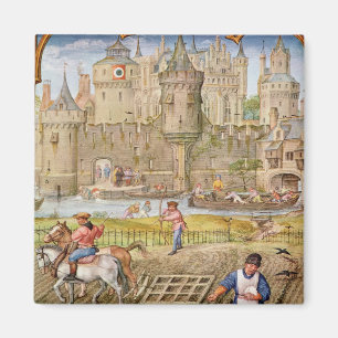 10月の月 マグネット