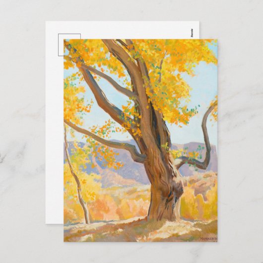 10月の朝メイナード・ディクソン シーズンポストカード (正面/裏面)