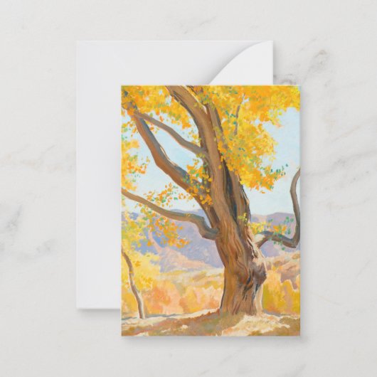 10月の朝メイナード・ディクソン ノートカード (正面)