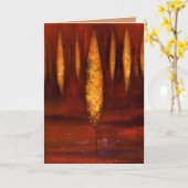 10月の木カード カード (黄色い花)