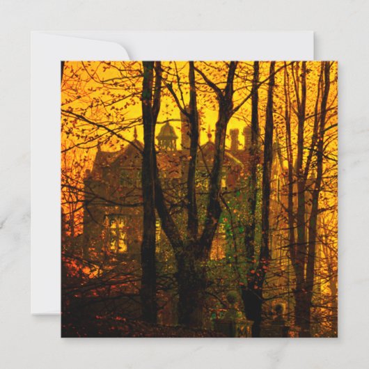 10月の残光ジョン・アトキンソン・グリムショー 招待状 (正面)