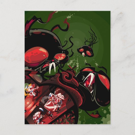 10月の発作 ポストカード (正面)