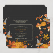 10月の祝い事の招待状 招待状 (正面/裏面)