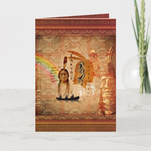 10月の第2月曜日の先住民族の日 カード (正面)