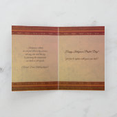 10月の第2月曜日の先住民族の日 カード (内部)