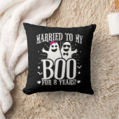 10月の結婚記念日 面白い 8周年記念 クッション (ブランケット)