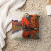10月の絵画池、クラレンス・ガノン クッション (ブランケット)