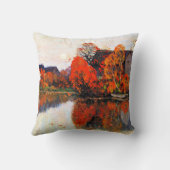 10月の絵画池、クラレンス・ガノン クッション (裏面)