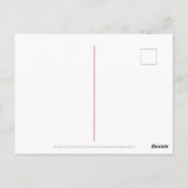 10月の花マリゴールドコスモスオレンジ ポストカード (裏面)