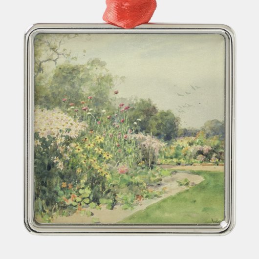 10月の花 メタルオーナメント (正面)