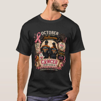 10月の英雄 | 民間防衛 乳がんサポート Tシャツ