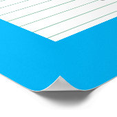 10月の誕生石オパールのアートワークのポスター ポスター (角)