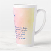 10月の誕生石オパールデザイン カフェラテマグ (右)