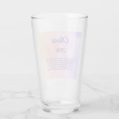 10月の誕生石オパールデザイン タンブラーグラス (裏面)