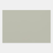 10月の霧無地のの色 ラッピングペーパーシート (正面3)