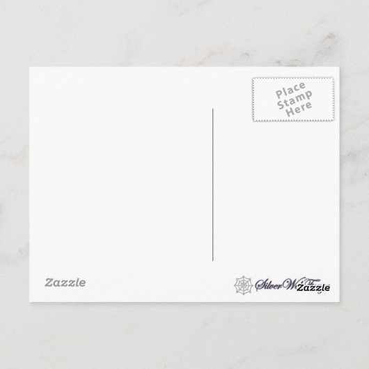 10月の風に乗るポストカード ポストカード (裏面)