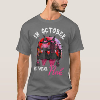 10月の魔女We衣服ピンク秋秋胸 Tシャツ