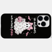 10月はピンクの幽霊ハロウィン Case-Mate iPhoneケース (裏面 (横))