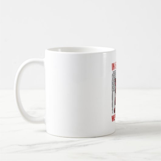 10月はピンクの豚の啓発デザイン_1 コーヒーマグカップ (左)