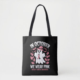 10月はピンクを着よう ハロウィン 魔女 トートバッグ