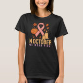 10月はピンクを着よう Tシャツ (正面)