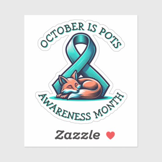 10月はポット認識度月 シール (シート)