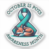 10月はポット認識度月 シール (正面)