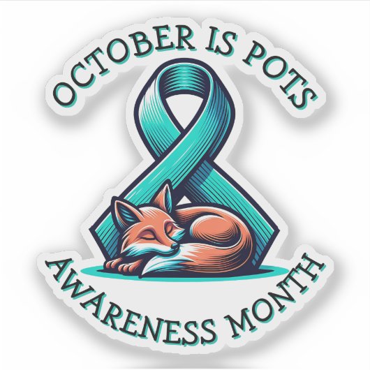 10月はポット認識度月 シール (正面)