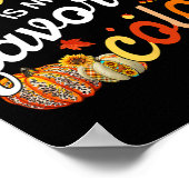 10月は私のお気に入りのカラー紅葉秋 ポスター (角)