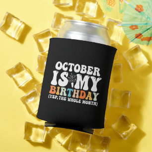 10月は私の誕生日月Yep全体の月 缶クーラー