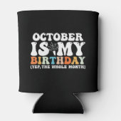 10月は私の誕生日月Yep全体の月 缶クーラー (裏面)