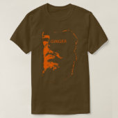 10月ひげ Tシャツ (デザイン正面)