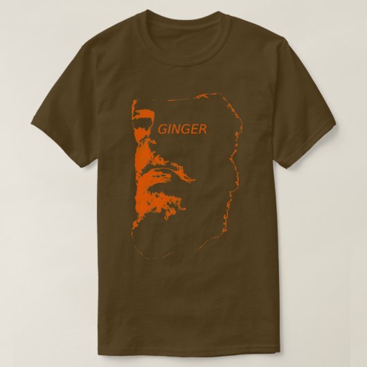 10月ひげ Tシャツ (デザイン正面)