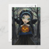 10月ウッズゴシックVampireハロウィンハローウィーンハガキ ポストカード (正面/裏面)