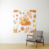 10月カラフルカボチャ秋のパターン タペストリー (インサイチュ)