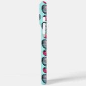 10月グラスウィングティール(緑がかった色)バタフライパターン Case-Mate iPhoneケース (裏面 / 左)