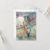 10月チルハロウィンポストカード カード (正面/裏面インサイチュ)