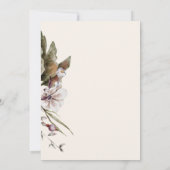 10月トーンズオータムフローラ結婚式招待状 招待状 (裏面)