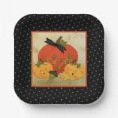 10月ハロウィーンブライダルシャワー ペーパープレート (正面)