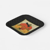 10月ハロウィーンブライダルシャワー ペーパープレート (傾斜あり)