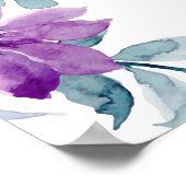 10月ハロウィーン赤ちゃんシャワーのポスターサイン ポスター (角)