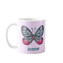 10月パーソナライズされたピンクグラスウィングバタフライアート