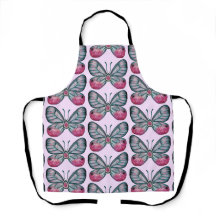 10月ピンクグラスウィングバタフライパターンデザイン