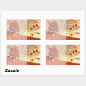 10月ブリーズギフトシールに乗る 長方形シール (シート)