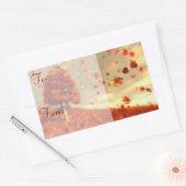 10月ブリーズギフトシールに乗る 長方形シール (封筒)