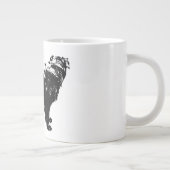 10月リングや輪ポーズ ジャンボコーヒーマグカップ (右)