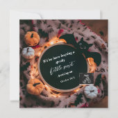 10月不気味のデジタル妊娠の発表 招待状 (正面)